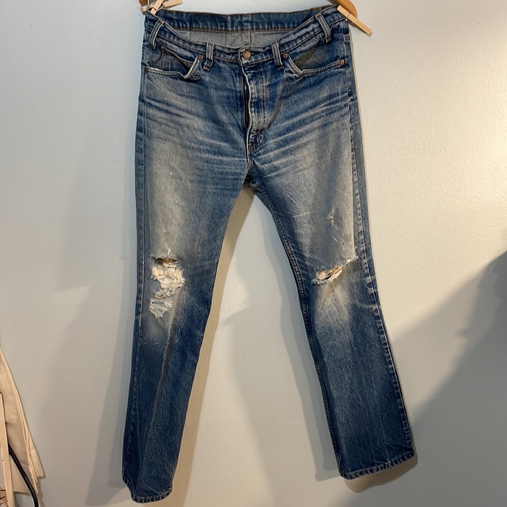 Men’s Vintage Orange Tag Levi’s 517 Jeans 34x32